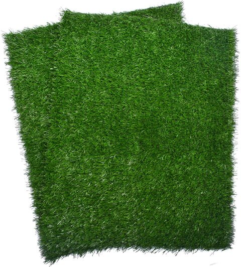 Dog Grass Pad with Tray, Artificial Turf Dog Grass Pee Pad Potty Training for Indoor Outdoor Use, Washable Replacement Potty Mat for Puppy Pet - (Only One Dog Grass Pad)