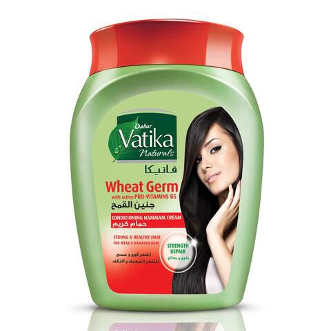 Vatika Naturals Wheat Germ Conditioning Hammam Cream - 450 gram