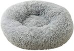 Buy Generic Halamodo Cat Beds For Indoor Cats - Cat Bed With Machine Washable, Waterproof Bottom - Blue Fluffy Dog And Cat Calming Cushion Bed For Joint-Relief And Sleep Improvement (40Cm, Light Grey) in UAE