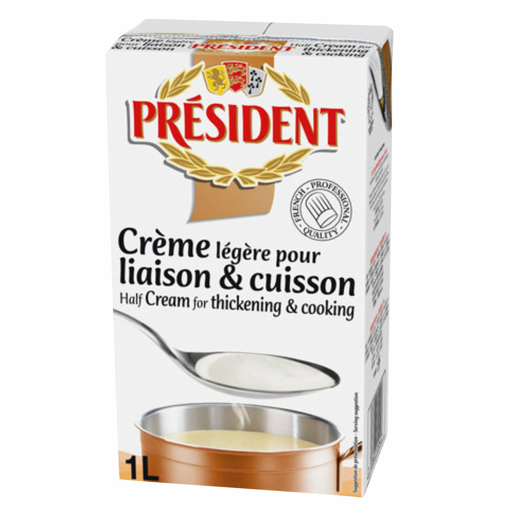 Buy President Uht Thickening And Cooking Cream 1l Online Shop Fresh Food On Carrefour Uae