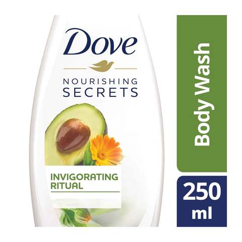 Buy Dove Body Wash Invigorating Ritual Avocado Oil And Calendula Extract 250ml in Saudi Arabia