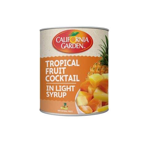 Buy California Garden Canned Tropical Fruit Cocktail In Light Syrup 565g in UAE