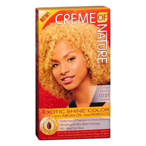 Buy Creme Of Nature Exotic Shine Hair Colour 10.01 Ginger Blonde Online ...