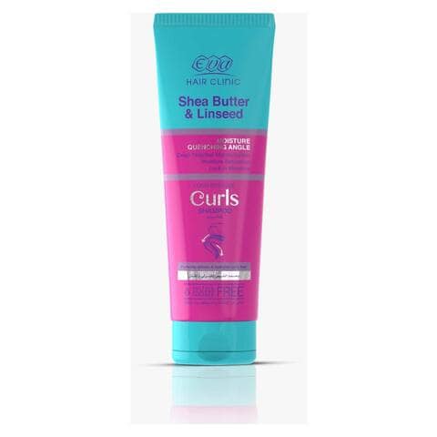 Eva Hair Clinic Curls Shampoo With Shea Butter & Linseed - 230 ml