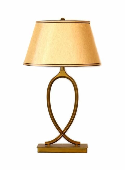 Antique Table Lamp Gold/Beige
