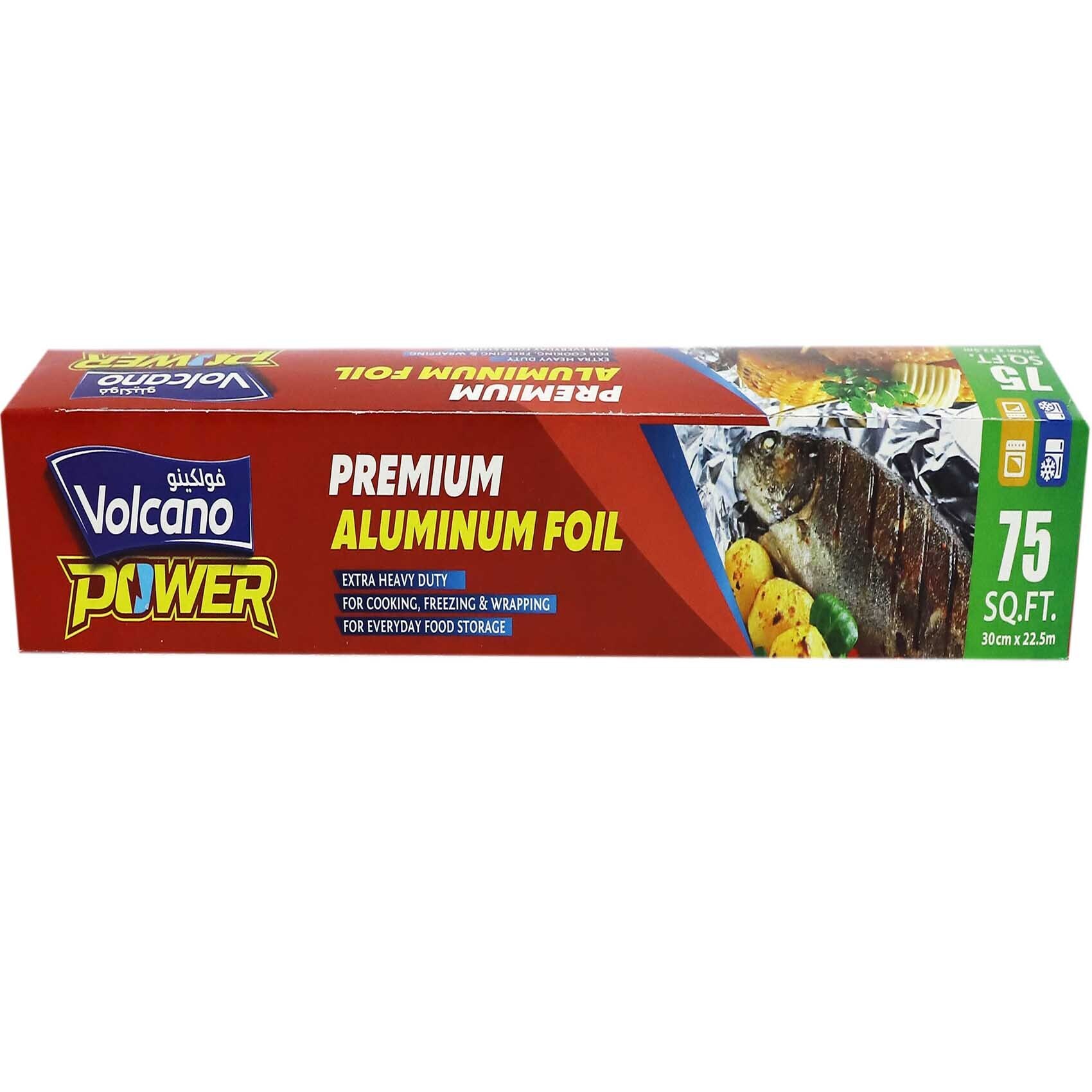 Extra Heavy Duty Aluminum Foil Roll 400 sq ft(25ft x 45cm) Baking Storing