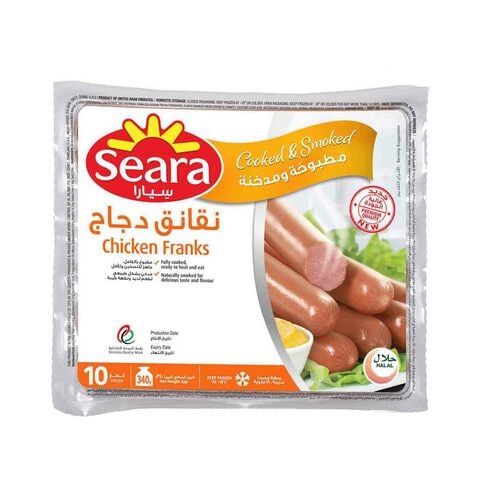 Seara Chicken Franks Smoked 340g Pack of 3