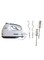 Scarlett 7-Speed Electric Super Hand Mixer He-133 White/Silver/Grey