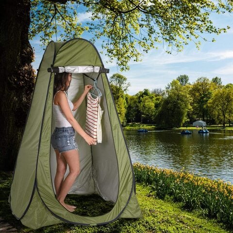 Camping change outlet tent