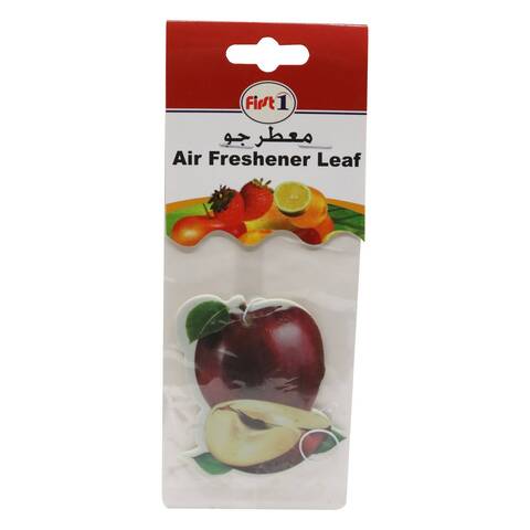 First1 Air Freshener Leaf Apple Red