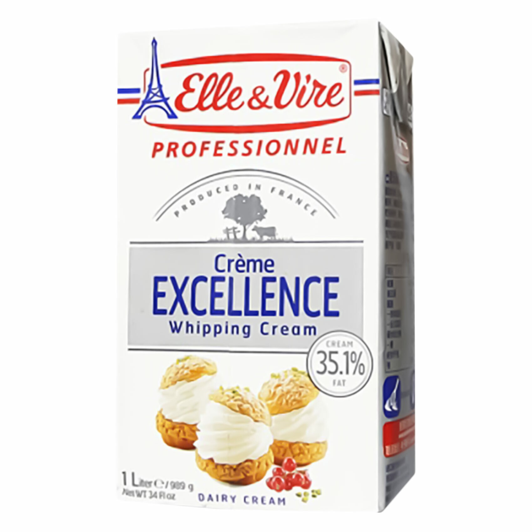 Buy Elle&Vire UHT Whipping Cream 500ml Online Shop Fresh Food on