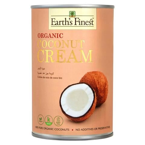 Earth&#39;s Finest Organic Coconut Cream 400ml