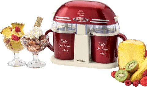 Ice Cream Maker Red, Party Time ice cream machine