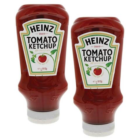 Buy Heinz Tomato Ketchup 910g Pack of 2 in UAE