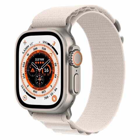 Apple Watch Ultra GPS + Cellular 49mm Starlight Alpine