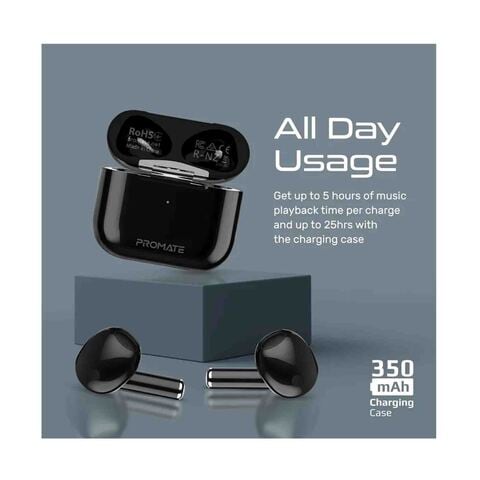 Buy Promate Freepods 2 High Fidelity Sleek TWS Earbuds With