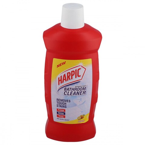 New Harpic Disinfectant Lemon Bathroom Cleaner 1 lt