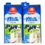 Buy Carrefour Full Fat UHT Milk 1L Pack of 4 in UAE