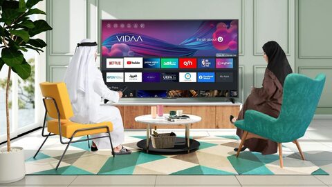 Hisense 100 Inch TV 4K UHD Smart Premium  Dolby Vision YouTube Netflix Shahid Freeview Play &amp; Alexa Built-in, Bluetooth &amp; WiFi Black Color Model -100U8GQ