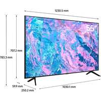 Samsung Smart TV, Crystal UHD 4K, CU7000, 55 Inch, Black, 2023, Crystal Processor 4K, PurColor, Smart Hub, UA55CU7000UXZN
