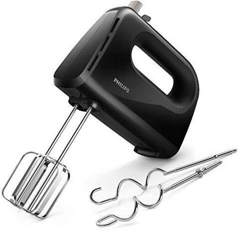 Philips HR3705/10 300-Watt Hand Mixer, Black