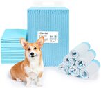 Buy Pet Training Pads Disposable Pee Pad for Dog Puppy Cat Rabbits Pets, Quick Drying No Leaking Super Absorbent 45x60 cm M - 50 Pieces, Blue… in UAE