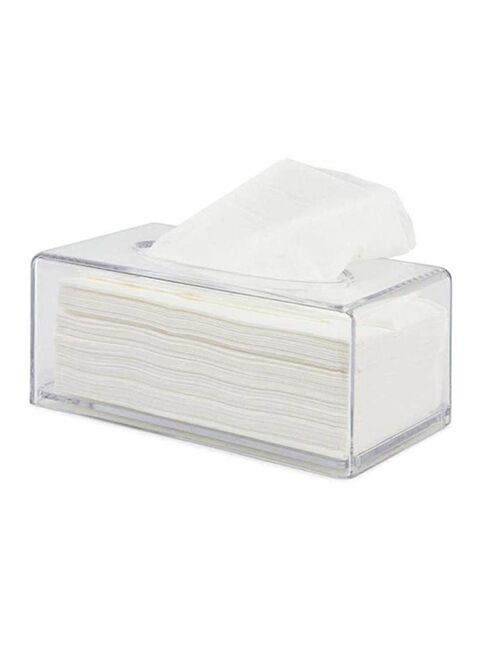 East Lady Tissue Box Clear 22x12x9cm