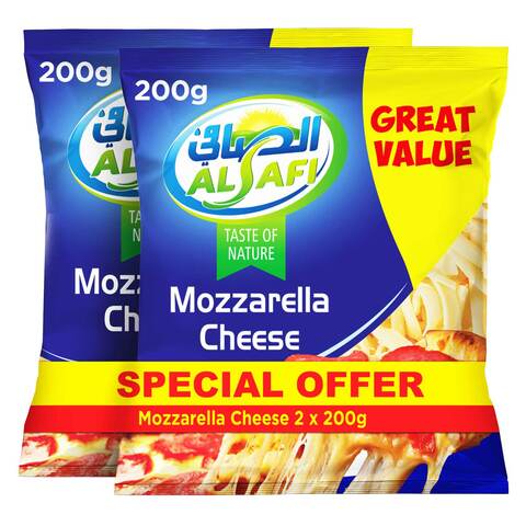 Al Safi Mozzarella Cheese 200g Pack of 2