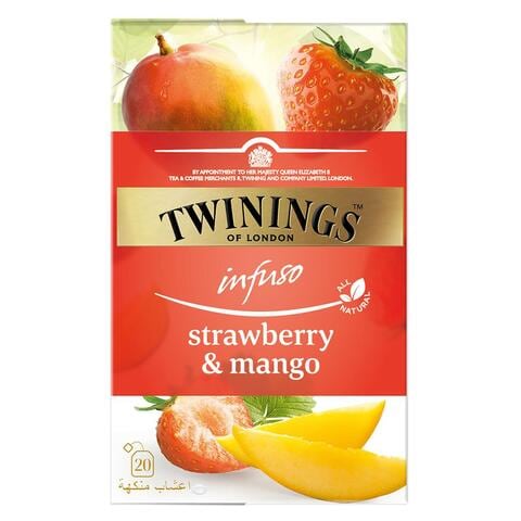 Twinings Of London Infuso Mango And Strawberry 20 Tea Bags