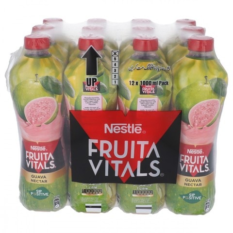 Nestle Fruitavitals Guava Nectar 1 lt (Pack of 12)