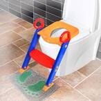 Buy Lavish Portable Baby Kids Training Toilet Potty Trainer Seat Chair Toddler Ladder Step Up Stool Urinal Potty Training Seat Children in UAE