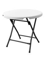 اشتري Generic Foldable Buffet Table White/Black 80X75X74Centimeter في الامارات