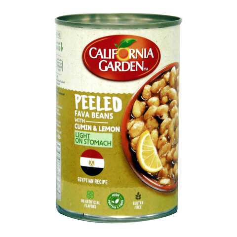 California Garden Peeled Egyptian Recipe Fava Beans 450g