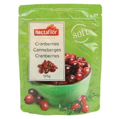 Nectaflor Soft Cranberries 125g