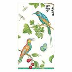 اشتري Caspari Jeweled Birds Paper Guest Towel Napkins in Ivory, 15 Per Package في الامارات