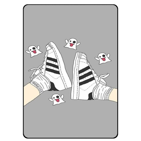 Theodor Protective Flip Case Cover For Samsung Galaxy Tab S6 10.5 inches Black &amp; White Shoe