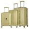 Senator Hard Case Suitcase Trolley Luggage Set of 3 For Unisex ABS Lightweight Travel Bag with 4 Spinner Wheels KH2005 Tea Green