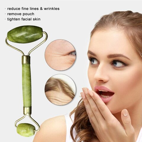 Generic Jade Roller With Protective Box For Facial Skin Care Facial Massage Roller Skin Tool For Face Slimming Anti-Aging