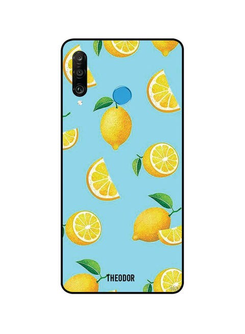 Theodor - Protective Case Cover For Huawei P30 Lite Blue/Yellow/Green