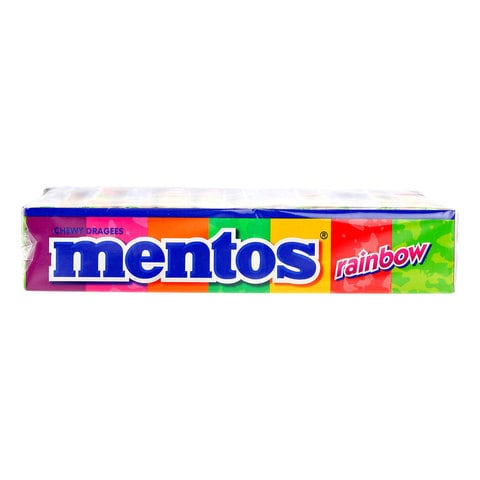 Mentos Rainbow Chewy Candy 37.5g Pack of 40