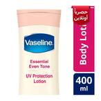 Buy Vaseline Essential Even Tone UV Lightening Body Lotion Pink 400ml in Saudi Arabia