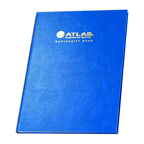Atlas Manuscript A5 Notebook Blue 70Gsm