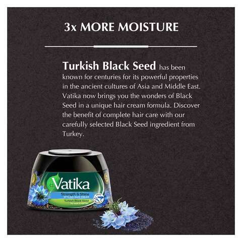 Vatika Naturals Turkish Blackseed Styling Hair Cream - 190ml