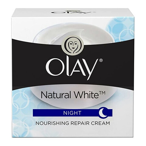 Olay natural white normal &amp; dry skin night cream 50 g