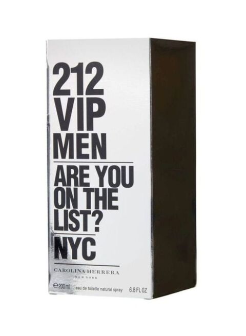 Carolina herrera 212 vip 2025 men 200ml