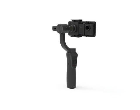 Kaiser Baas Xs3 Gimbal 3-Axis Gimbal Mobile Stabalizer For Smartphone And Action Camera Kba13110, Black