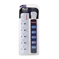 Oshtraco 5 Way Switch Extension Cord Grey 2m
