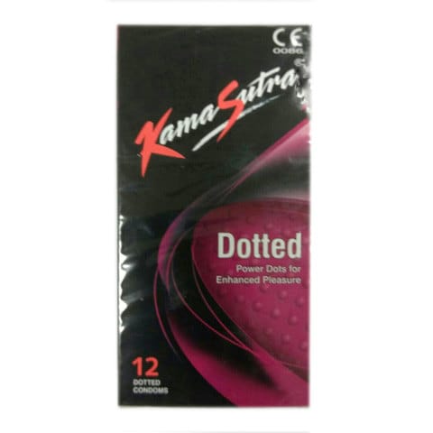 Kama Sutra Desire Series Dotted Condom Clear 12 PCS