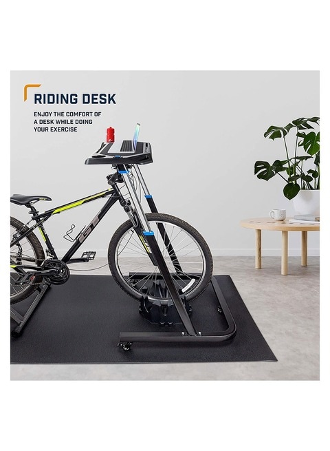 adjustable height cycling trainer desk