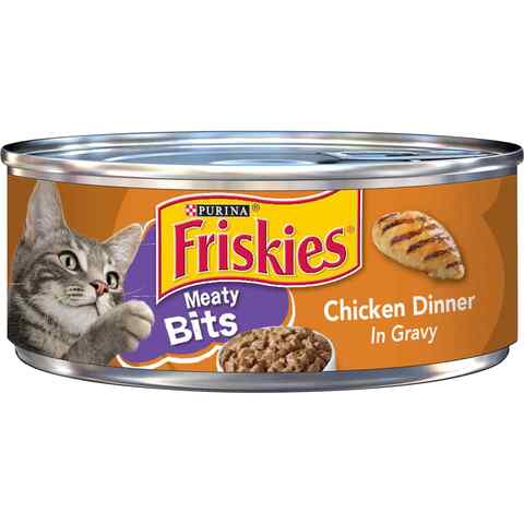 Purina Friskies Meaty Bits In Gravy Cat Food 156g